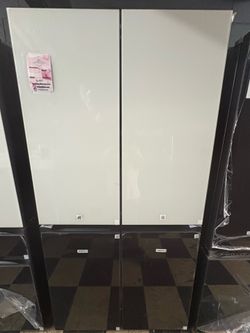 Samsung Bespoke Flex Refrigerator With Beverage Center In Charcoal And White Glass