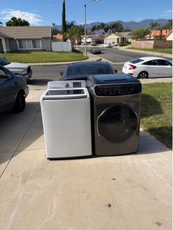 samsung washer and gas dryer (delivery available)