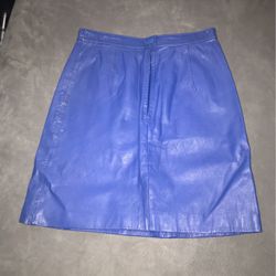 Women’s Leather Skirt 