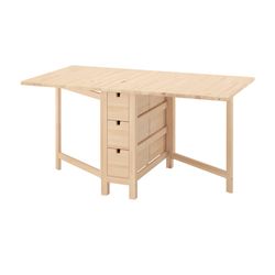 Used Ikea Norden Foldable Dining Table