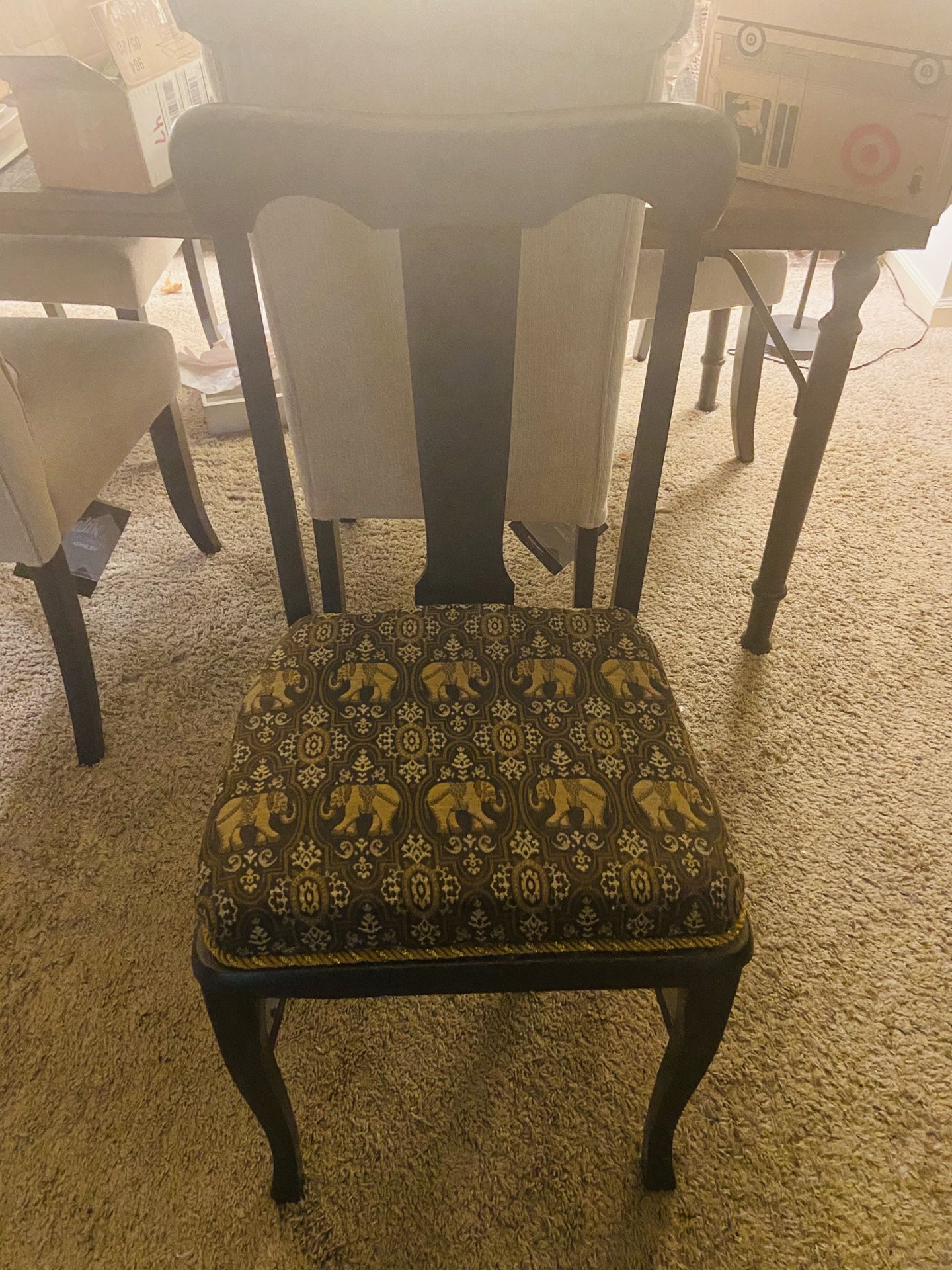 Antique chairs for sale. $30 for one, $55 for the set.
