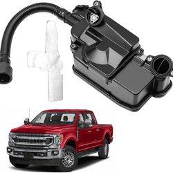 FC3Z6A785F Air Oil Separator Assembly Compatible with Ford 2017-2019 F-250 F-350 F-450 F-550 Super Duty 6.7L Powerstroke Diesel Crankcase Filter, PCV 