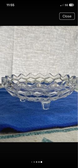 Indiana Glass, Tri-Footed Candy Bowl Dish
