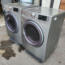 Beautiful Kenmore by LG Steam Washer and Dryer. Like New Conditions. 60 days warranty. #1034/1035