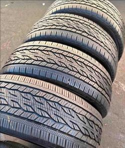 255 55 20 Continental Tires Con 80% de Vida Las 4