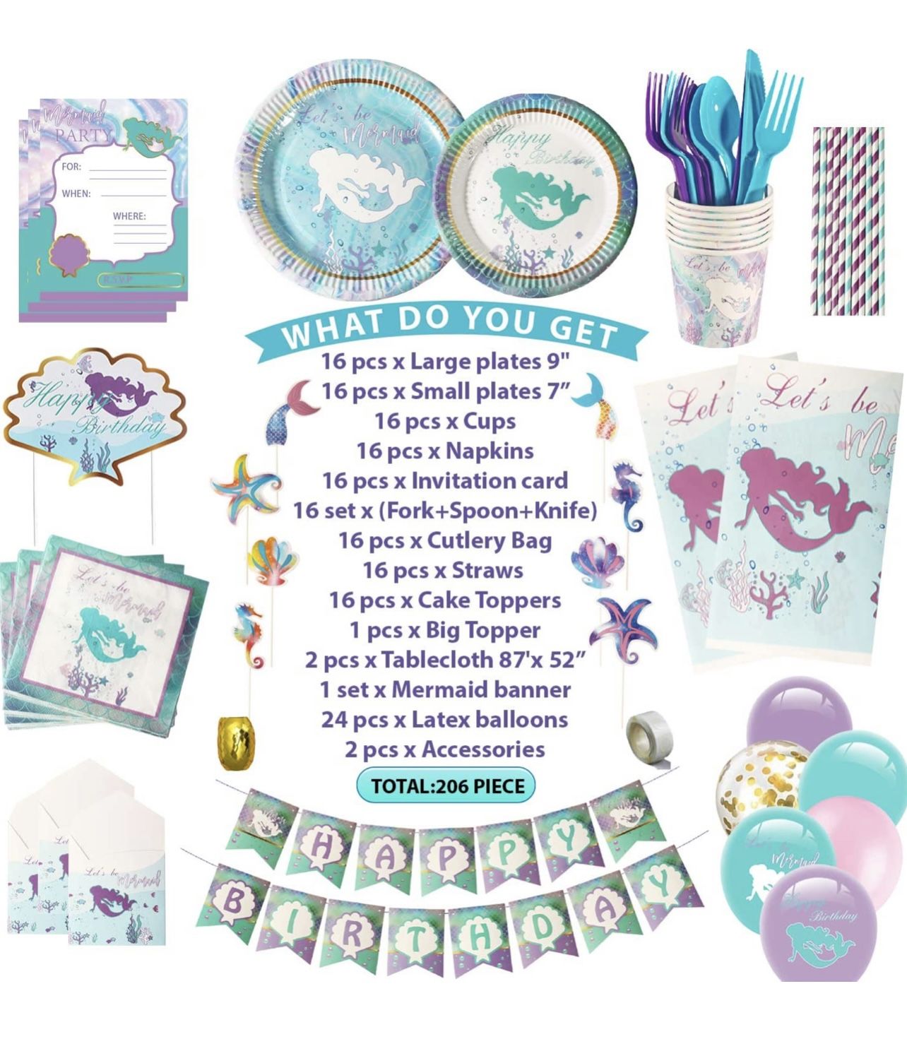 Mermaid Birthday Party Decorations