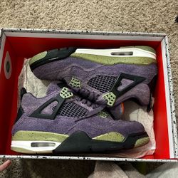 WMNS JORDAN 4 RETRO 'CANYON PURPLE' 7Y‼️‼️‼️‼️