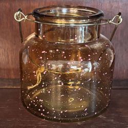 Mercury Glass Mason Jar  No Lid 