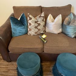 Love Seat With Decor