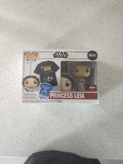 Princess Leia Funko Pop With Shirt