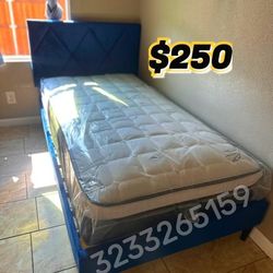 Twin Size Bed And Mattress 