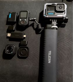🎥 GoPro HERO13 Black Complete Bundle + 2 Enduro Batteries + Telesin Cage/Remote/Selfie Stick — $350 FIRM