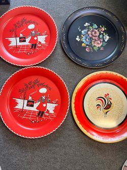 Vintage trays lot 4