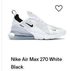 Nike Air Max 270 white mens size 10 new in box