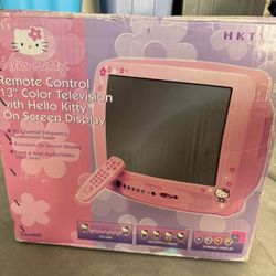 Hello Kitty HKTV-13 TV – Includes Original Box, Remote & Manual