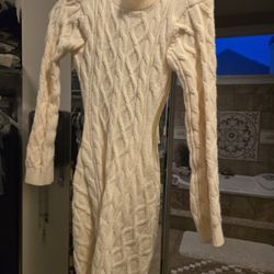Open Back Sweater Dress Size Small