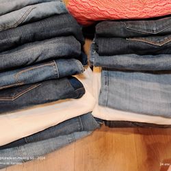 Vendo 15 Jean Talla 18 De Mujer Todo Exelente Estado