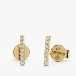 Solid Gold Earrings 