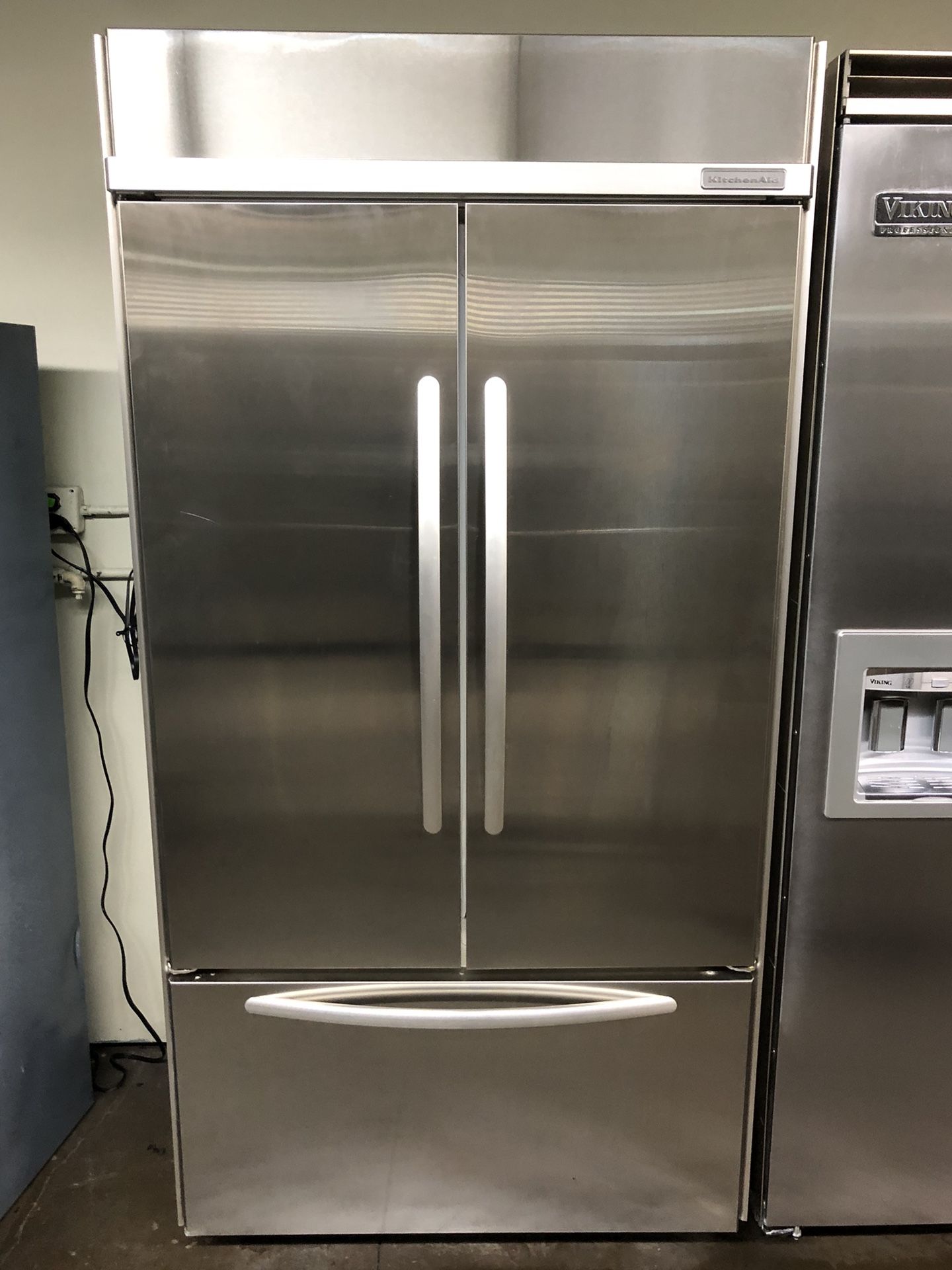 Kitchen Aid 42” Stainless Steel Built In French Door Refrigerator