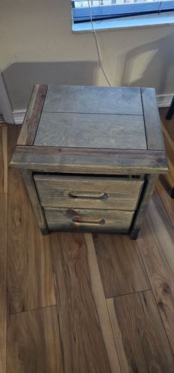 Wooden nightstand