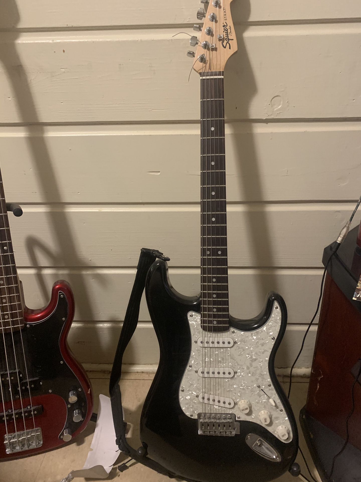 Fender squid strat guitar