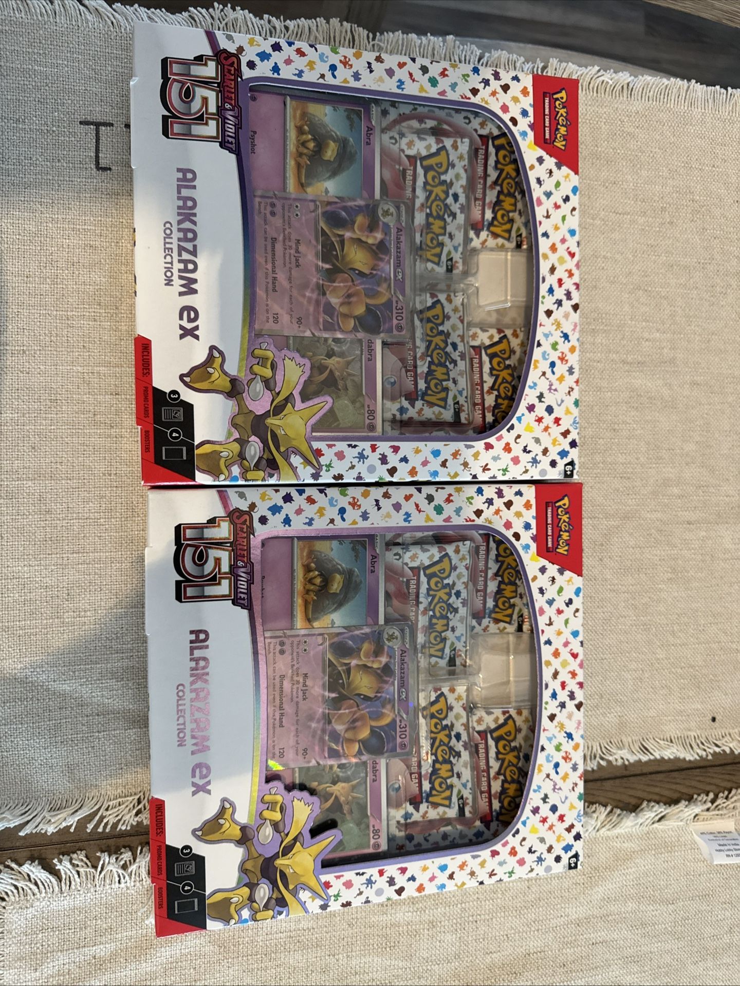SEALED! Alakazam EX 151 Boxes 