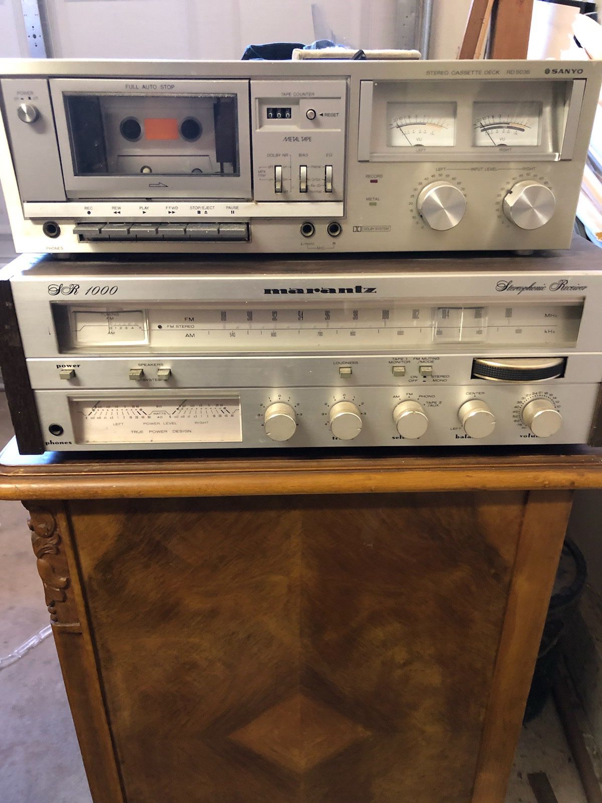 Vintage Marantz SR 1000 stereo receiver