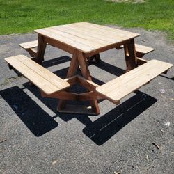 4 sided picnic table, Wishing Wells, Chicken Coops 