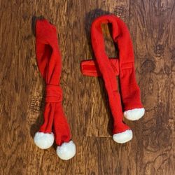 Small Pet Santa Holiday Scarves