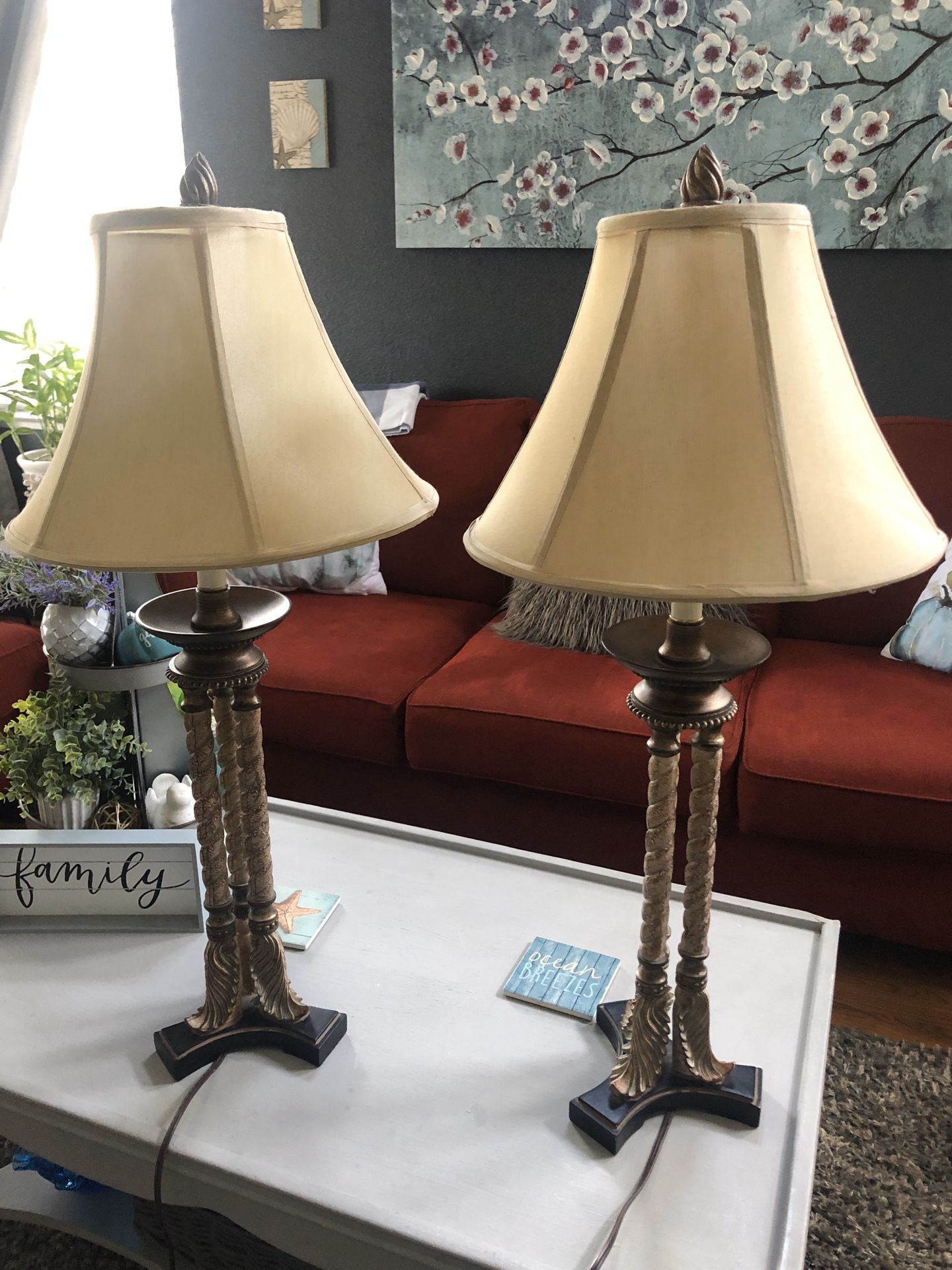 Set of lamps