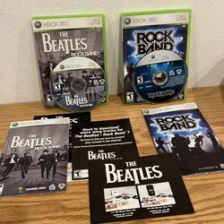 Xbox 360 Rockband Game lot MINT discs