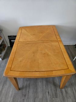 Solid Wood Dining Table – 60" x 40" – Seats 4–6