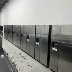 (SALE OF THE WEEK) 🗣️ Frigidaire Stainless Steel Side By Side Refrigerators 