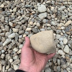 12 yards 1”-6” round rock / decorative river rock