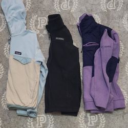 Girls Patagonia Columbia Jackets Size M10/12