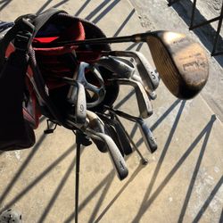 Callaway stand golf bag with all golf clubs 