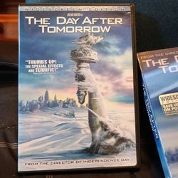 2004 The Day After Tomorrow DVD