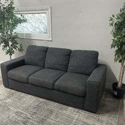 Living Spaces Couch Black - Free Delivery 