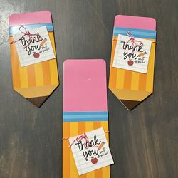 Teacher appreciation  ✏️ Pencil Gift Card Holders – Cute Teacher Gift Idea
