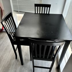 Black Dining Room Table 
