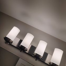 brand new bathroom lights 