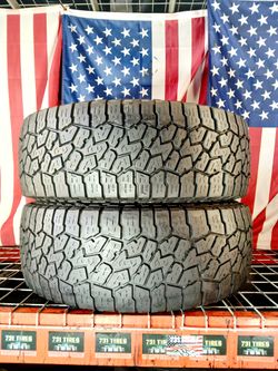 LT285/65R20 FALKEN WILDPEAK ATW3 ALL TERRAIN 285 65 20 Set of 2 Used Tires