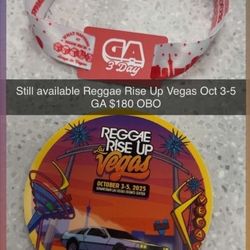 Las Vegas REGGAE RISE UP fest 2025 3 Day Pass. 