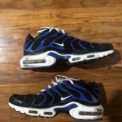 Nike Air Max Plus TN black & blue trainers