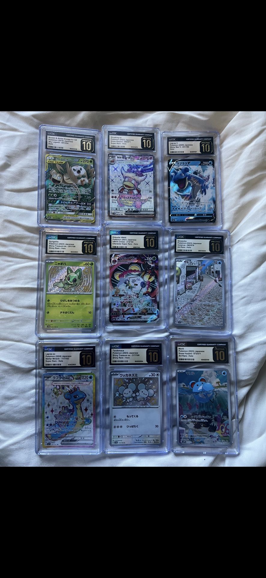 POKEMON ✨ CGC Graded Pokémon Card Lot - All Pristine 10 - Japanese & English 🔥