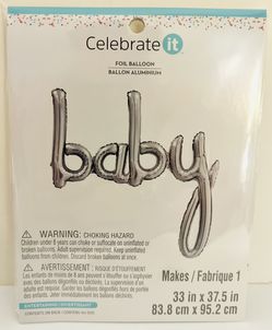 Celebrate It Baby Foil Balloon!