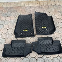 Jk Jeep Wrangler 2 Door.  Weather Tech Bestop Floor Mats All Weather