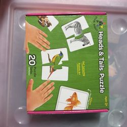 Heads & Tails Puzzle 20 Sets Ages 2+