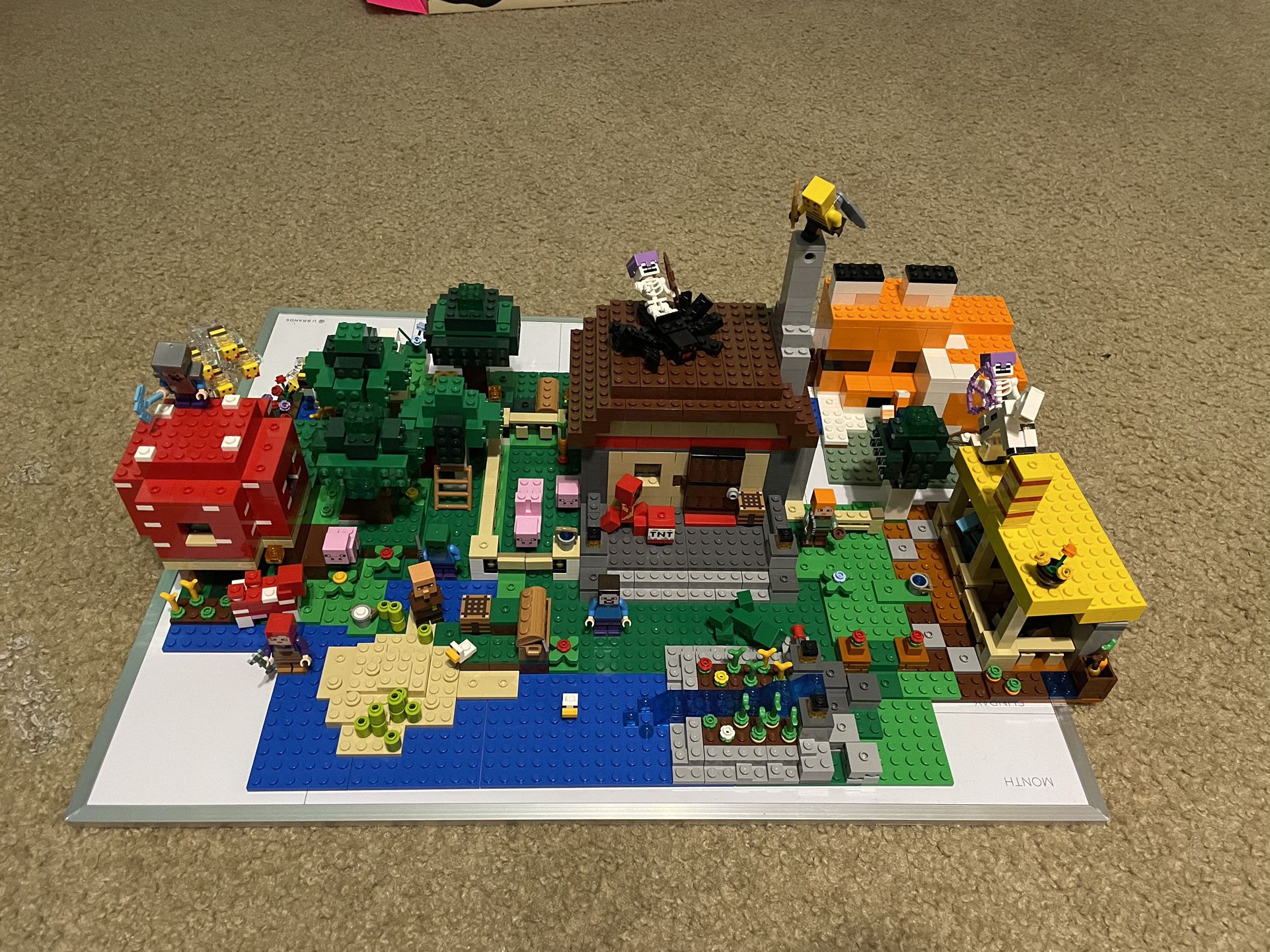 LEGO Minecraft Lot Sets 21177, 21165, 21171, 21178, 21161