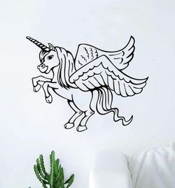 PRE MADE Wall Decal Home Decor Unicorn